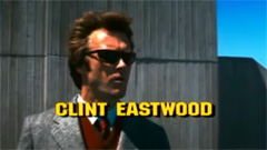 Clint Eastwood's above-the-line-credit in Dirty Harry movie