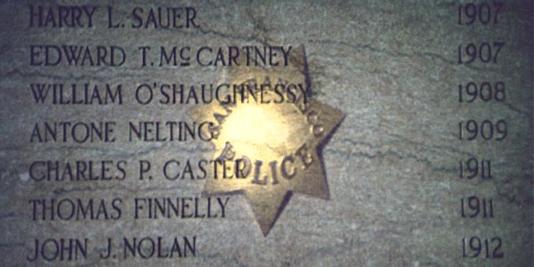 San Francisco police memorial as seen in the movie Dirty Harry