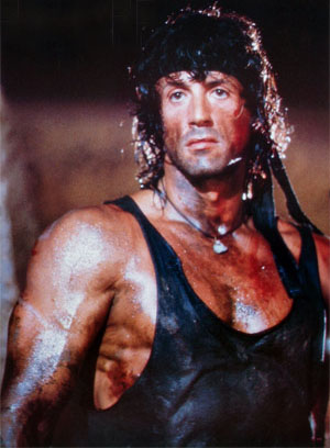 sylvester stallone body. Sylvester Stallone Rambo III