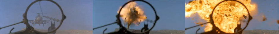 first helicopter explosion from movie Rambo III