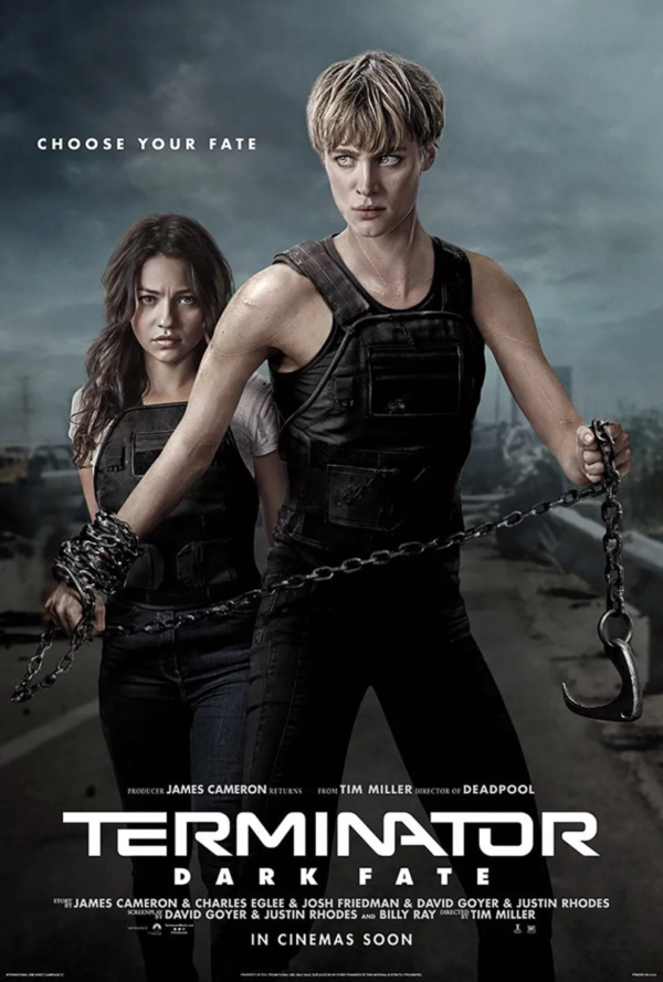 Terminator Dark Fate character poster of tiny and skinny chicks