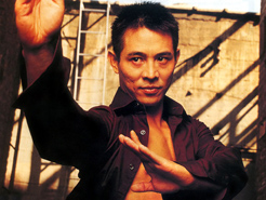 Jet Li open shirt