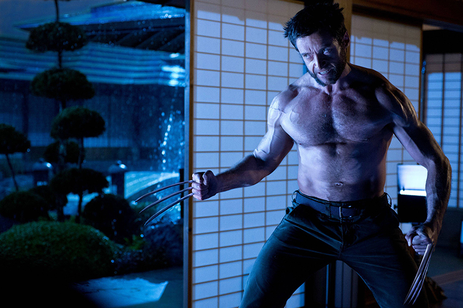 the wolverine shirtless