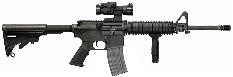 suppressed M4A1 carbine