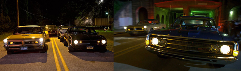 Need for Speed muscle cars Pontiac GTO, Chevy Camaro, Ford Torino GT