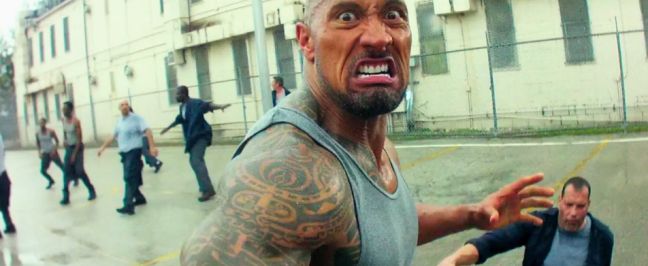 Pain & Gain the Rock angry