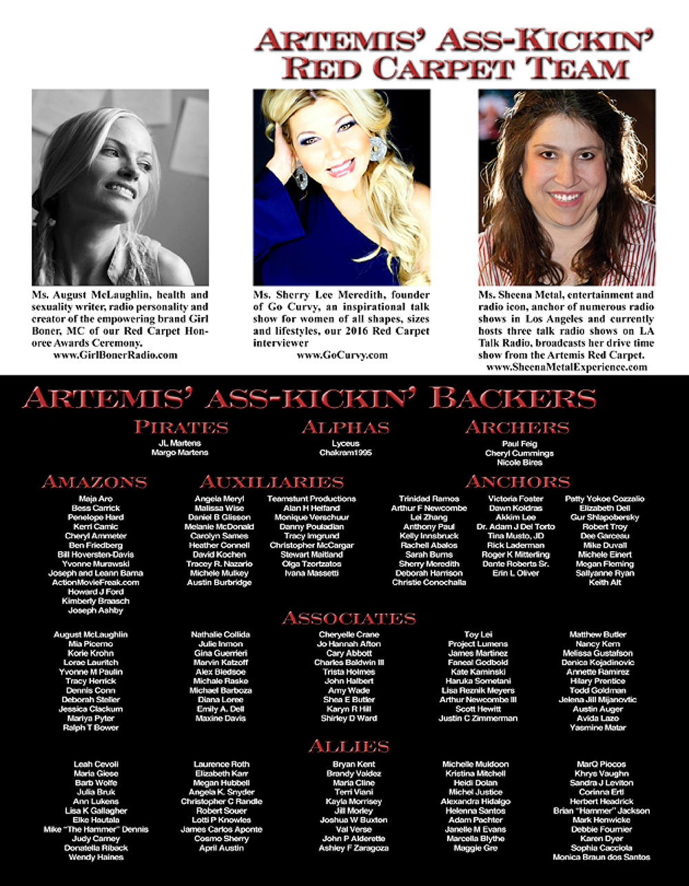 Artemis Women in Action Film Festival 2016 Program page 10