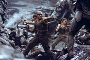The Chronicles of Riddick, fight scene on Crematoria