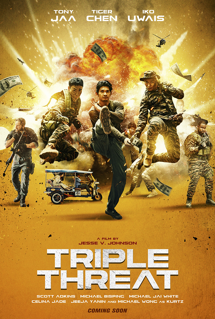 Triple Threat action movie poster