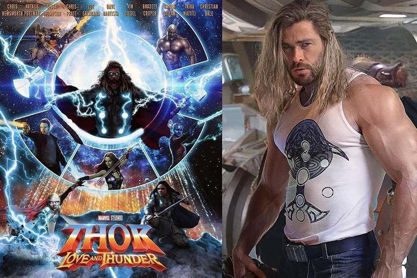 Chris Hemsworth jacked for Thor: Love and Thunder