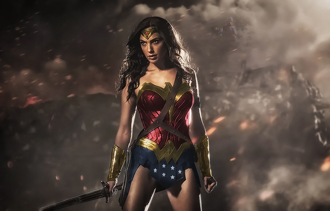 Wonder Woman Dawn of Justice costume with color added